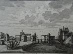 Originele gravure Ziekerpoort te Nijmegen, 18e eeuw., Antiek en Kunst, Kunst | Etsen en Gravures, Verzenden