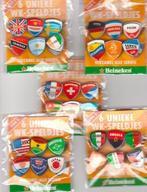 Vintage WK voetbal speldjes-broches complete serie, Verzamelen, Speldjes, Pins en Buttons, Verzenden, Gebruikt, Sport