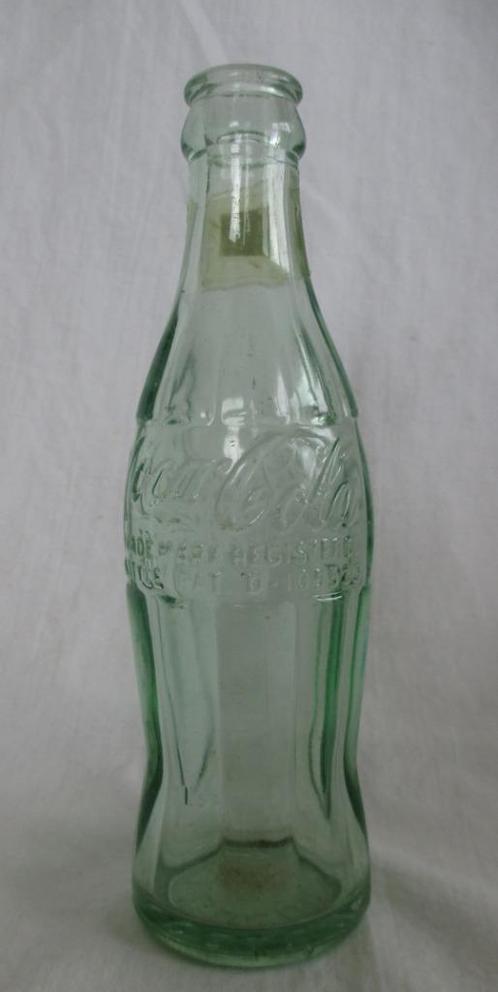 1951 Coca Cola Bottle 6 Oz Green Glass Pat. D-105529 Columbu, Verzamelen, Merken en Reclamevoorwerpen, Zo goed als nieuw, Verpakking
