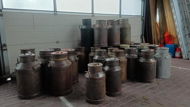 Melkbus carbidbus melkbussen carbidschieten, Tuin en Terras, Tuinwanddecoratie, Zo goed als nieuw, Ophalen