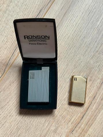 2x vintage Ronson aanstekers beschikbaar voor biedingen