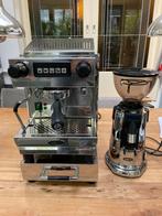 Boretti Barista RVS Espresso machine met molen / uitkloplade, Zo goed als nieuw, Espresso apparaat, Ophalen