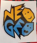 NEOGEO logo BARTOP Retro Arcade kast Vinyl Sticker, 1 speler, Verzenden, Nieuw