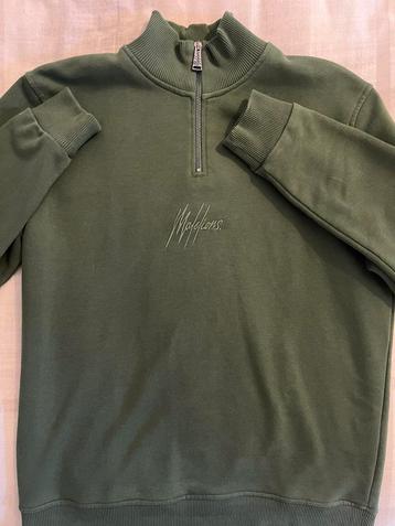 Malelions Turtle Half Zip Sweater Groen - Maat M beschikbaar voor biedingen