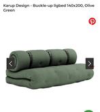 Karup Buckle Up Slaapbank 140x200, Huis en Inrichting, Slaapkamer | Bedden, Ophalen, Tweepersoons, 140 cm, 200 cm