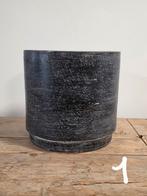 Mooie Bloempotten - Zwart, Tuin en Terras, Bloempotten, Ophalen, Gebruikt, Rond, Tuin
