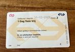 1 x Dagkaart NS Dag vrij reizen met de trein, Tickets en Kaartjes, Twee personen, Trein, Nederland, Algemeen kaartje