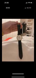 Daniel wellington classic sheffield zwart 36 mm gebruikt, Overige merken, Staal, Ophalen of Verzenden, Zo goed als nieuw