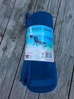 Blauwe Sunlounger Handdoek - Nieuw!, Ophalen of Verzenden, Nieuw, Blauw, Handdoek
