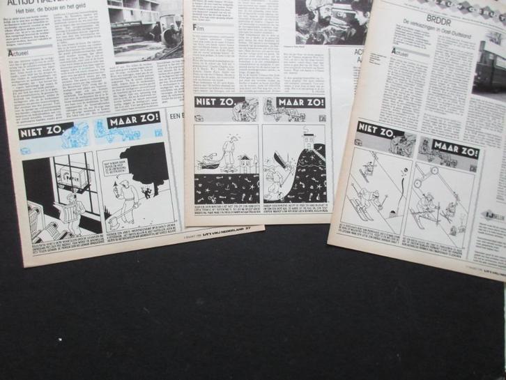 Joost Swarte - Niet Zo Maar Zo 1990 21x, Verzamelen, Tijdschriften, Kranten en Knipsels, Knipsel(s), Nederland, 1980 tot heden