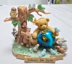 3 Cherished  Teddies Frank  Priscilla en Eddie & Roosrvelt, Ophalen of Verzenden, Zo goed als nieuw, Beeldje, Cherished Teddies
