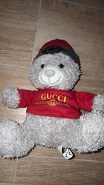 Gucci beer, Verzamelen, Beren en Cherished Teddies, Ophalen, Zo goed als nieuw, Stoffen beer, Overige merken
