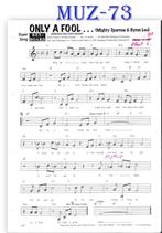 Muz73 bladmuziek super song: Only A Fool, Muziek en Instrumenten, Bladmuziek, Verzenden, Artiest of Componist, Populair, Keyboard
