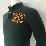 Superdry poloshirt - long sleeve - heren, Verzenden, Zo goed als nieuw, Groen, Maat 46 (S) of kleiner