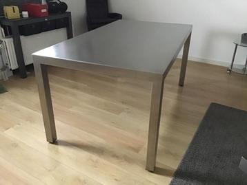 Rvs tafel 160x90 beschikbaar voor biedingen