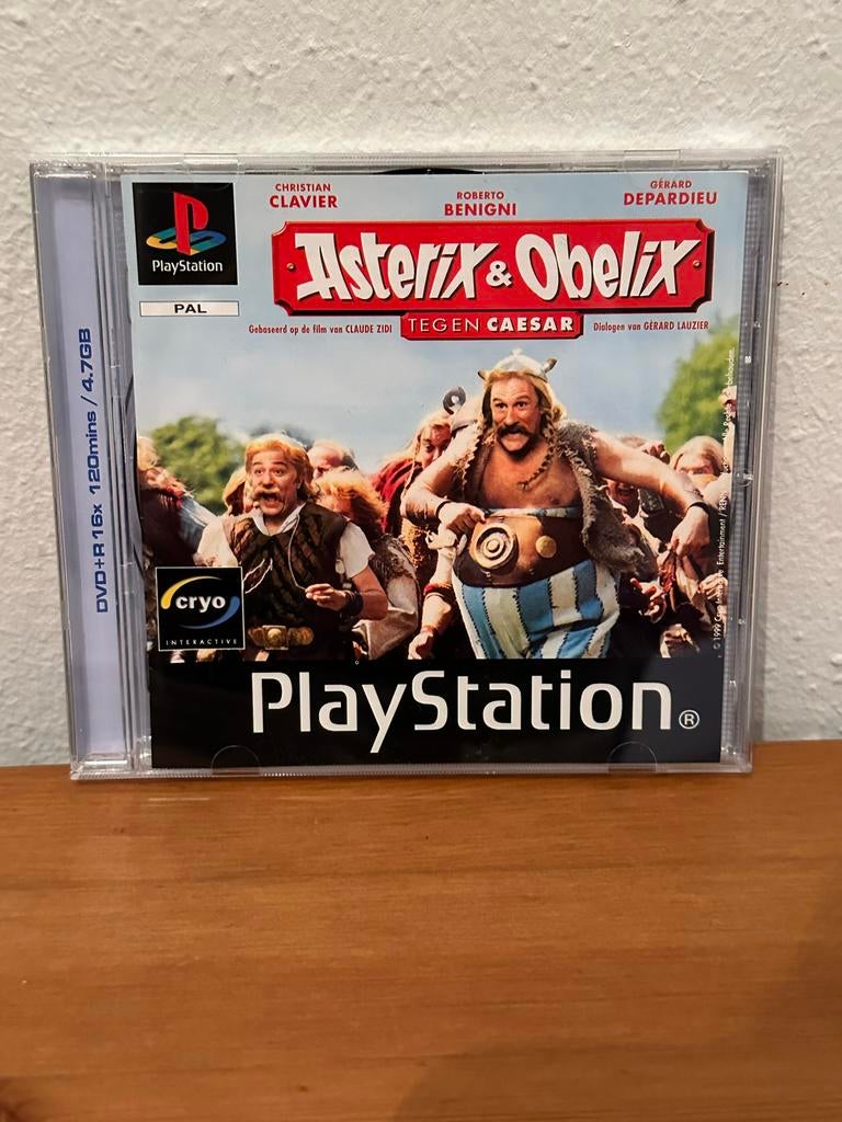 Asterix & Obelix Tegen Caesar PS1 - Disc + Manual, Spelcomputers en Games, Games | Sony PlayStation 1, Avontuur en Actie, Gebruikt