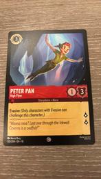 Disney Lorcana Peter Pan high flyer 105-204 10WHI nonfoil, Ophalen of Verzenden, Zo goed als nieuw, Losse kaart