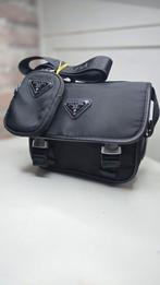 Prada tas, Ophalen, Nieuw, Zwart, Leer