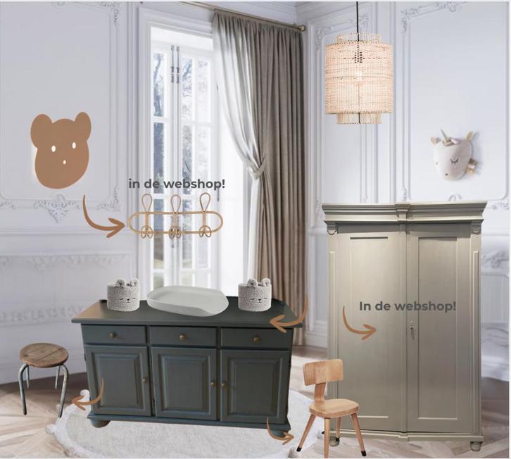 commode vandaag 50% korting 350€, Kinderen en Baby's, Kinderkamer | Commodes en Kasten, Zo goed als nieuw, 90 tot 105 cm, 100 cm of meer