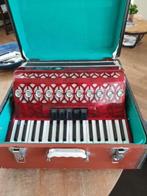 accordeons, Muziek en Instrumenten, Accordeons, Gebruikt, 80-bas, Toetsaccordeon, Met riemen