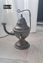 Tinnen olielamp, Antiek en Kunst, Antiek | Tin, Ophalen of Verzenden