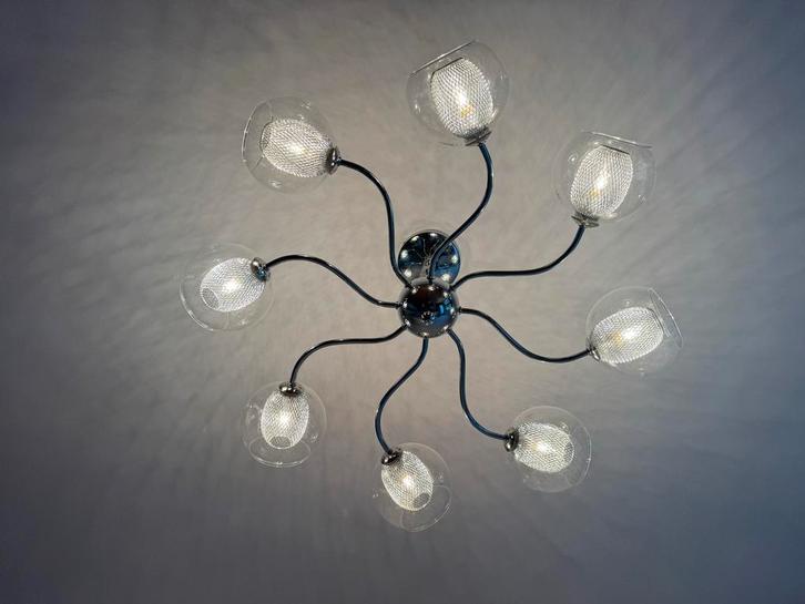 Luxe Philips Plafondlamp - Stijlvol Design!, Huis en Inrichting, Lampen | Hanglampen, Zo goed als nieuw, Minder dan 50 cm, Glas