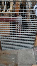 Stalen rooster 60 x 80 voor deur of kruipluik, Ophalen