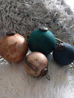 5 ANTIEKE GLAS KERSTBALLEN NU ALLES 10EURO ZIE FOTO, Diversen, Kerst, Ophalen of Verzenden, Zo goed als nieuw