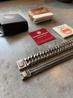 Buddha To Buddha Chain Big & Edwin, Sieraden, Tassen en Uiterlijk, Armbanden, Ophalen of Verzenden, Zo goed als nieuw, Zilver