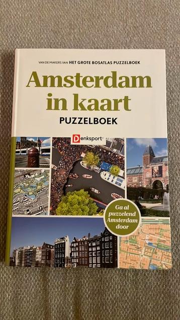 Amsterdam in kaart puzzelboek - Denksport beschikbaar voor biedingen