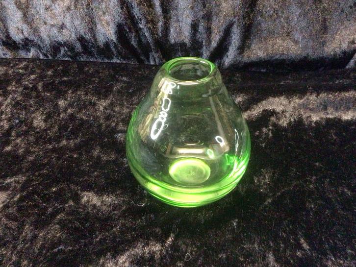 Teardrop vaas, groen, Per Lütken Holmegaard, Antiek en Kunst, Antiek | Glas en Kristal, Ophalen of Verzenden
