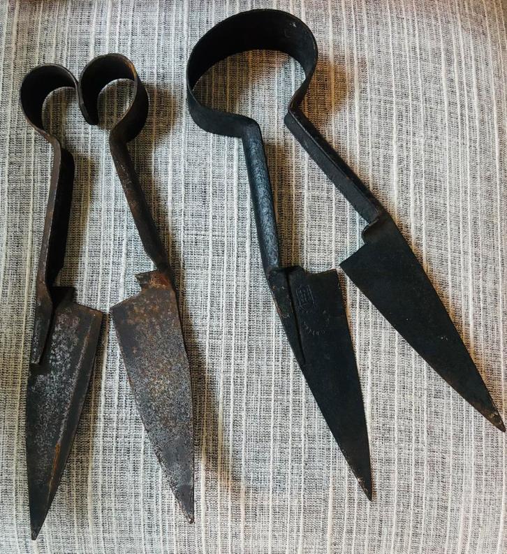 Antieke schapen scharen Double bow, Antiek en Kunst, Antiek | Woonaccessoires, Ophalen of Verzenden