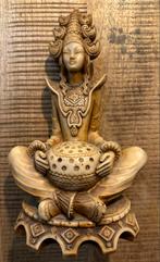 Resin beeld van de Indiase godin Sarasvati, Antiek en Kunst, Ophalen of Verzenden