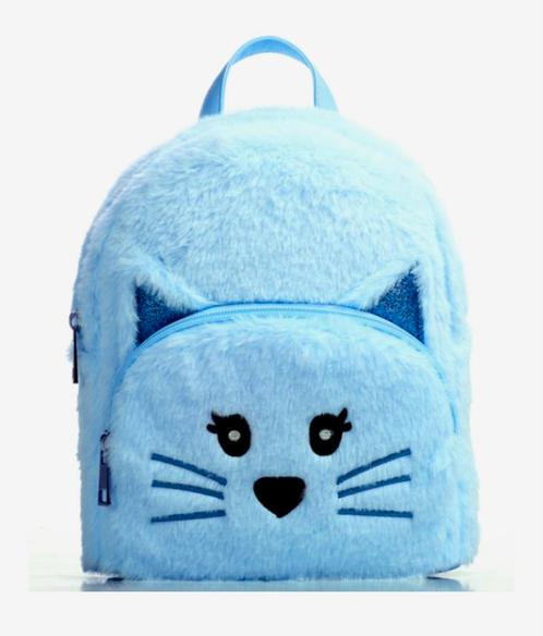 TE KOOP: mooie lichtblauwe pluizige kinderrugzak NIEUW, Sieraden, Tassen en Uiterlijk, Tassen | Rugtassen, Nieuw, Minder dan 25 cm