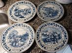 Delfts blauw borden 4 seizoenen, Antiek en Kunst, Ophalen of Verzenden