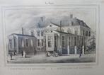 1839 Litho ‘Gravenhage Ministerie van Kolonien (Bke-79), Antiek en Kunst, Kunst | Litho's en Zeefdrukken, Ophalen