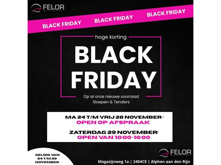 *BLACK FRIDAY DEALS BY FELORWATERSPORT*, Watersport en Boten, Sloepen, Nieuw, 3 tot 6 meter, Benzine, Polyester