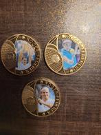 Roger Federer 40-3mm coins, 3,stuks., Ophalen of Verzenden