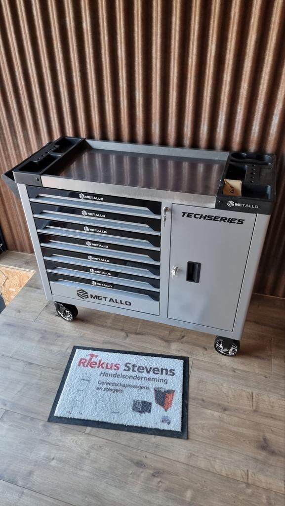 Metallo gereedschapwagen 7 laden vol gereedschap, Ophalen, Nieuw