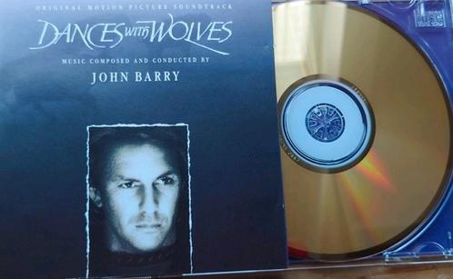 John Barry Dances with Wolves SBM 24k gold cd Collectors edi, Cd's en Dvd's, Cd's | Filmmuziek en Soundtracks, Gebruikt, Verzenden