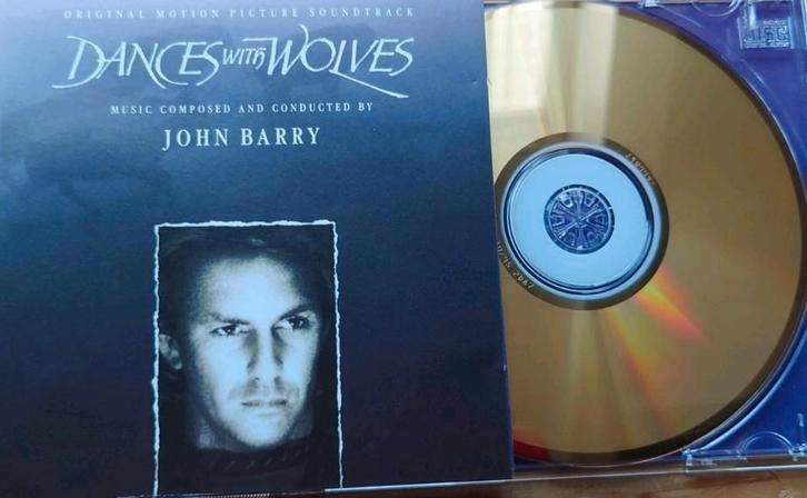 John Barry Dances with Wolves SBM 24k gold cd Collectors edi, Cd's en Dvd's, Cd's | Filmmuziek en Soundtracks, Gebruikt, Ophalen of Verzenden