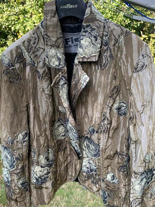 Airfield blazer maat 40, Kleding | Dames, Jasjes, Kostuums en Pakken, Zo goed als nieuw, Jasje, Maat 38/40 (M), Groen, Ophalen of Verzenden