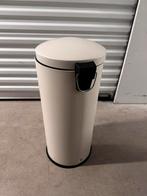 Prullenbak Pedro 30l - beige - 67,5xØ30,7 cm, Ophalen, Gebruikt, Met pedaal, 50 tot 75 cm