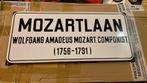 4 emaille reclameborden van componisten musici, Ophalen of Verzenden