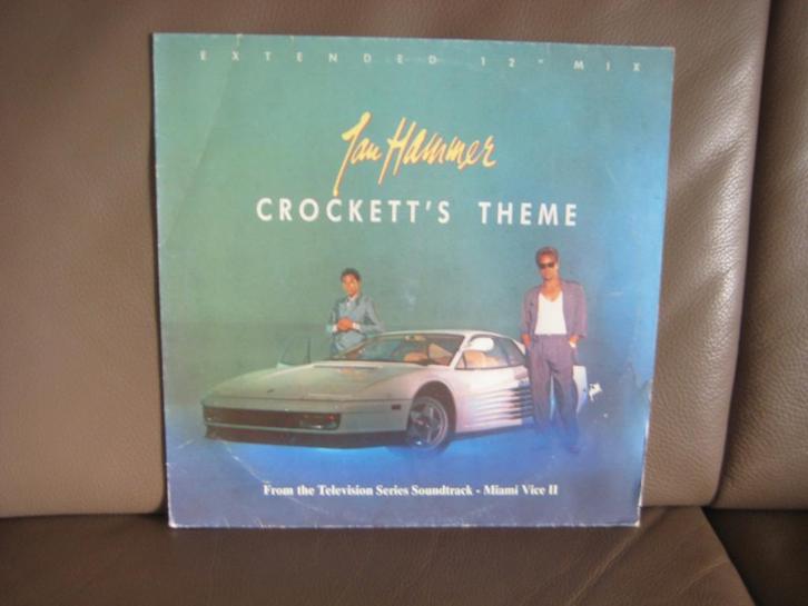 Jan Hammer – Crockett's Theme (Extended 12" Mix), Cd's en Dvd's, Vinyl | Pop, Zo goed als nieuw, 1980 tot 2000, 12 inch, Ophalen of Verzenden