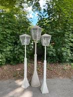 3 tuinlampen, Tuin en Terras, Ophalen, Gebruikt, Staande lamp, Netvoeding