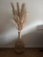Rotan vaas met pluimen, Ophalen, Overige materialen, Overige kleuren, Zo goed als nieuw
