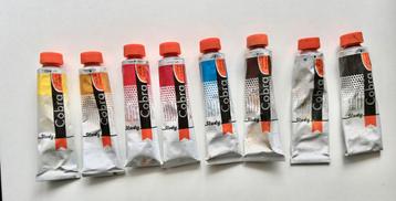Cobra Study watervermengbare olieverf 8 tubes 40ml beschikbaar voor biedingen