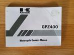Handleiding Kawasaki GPZ400., Ophalen of Verzenden, Kawasaki