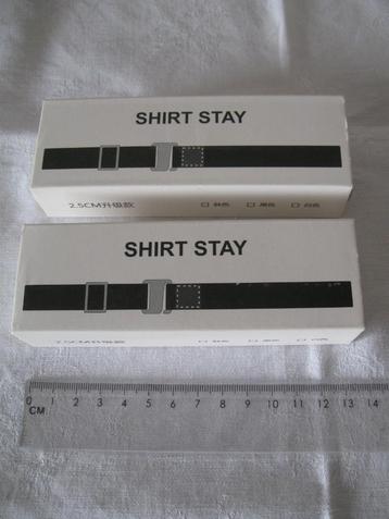 SHIRT STAY riempjes overhemd blijft op zn plaats nieuw beschikbaar voor biedingen